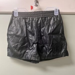 Leather Shorts‎ NWT